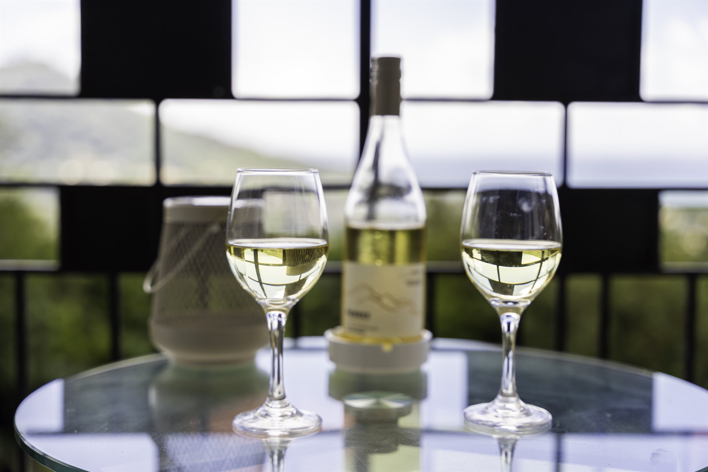 Wine and a quiet evening on the Otantik veranda